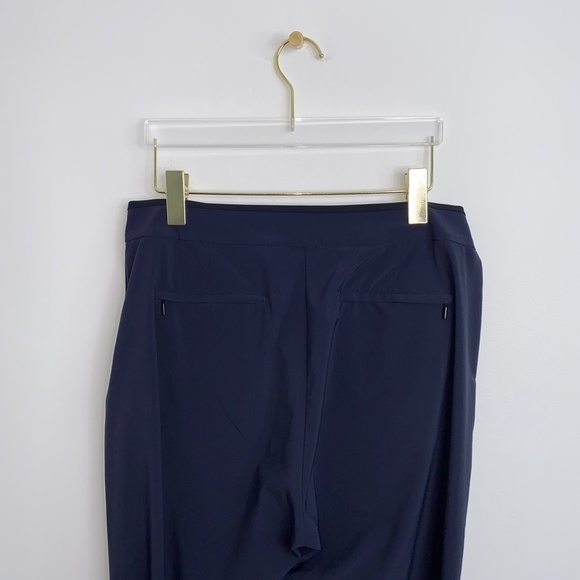 Athleta Gramercy Track Pants Navy Blue Sz 12 - Picture 7 of 16
